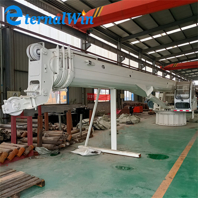 Promoção guindaste dobrável telescópico Marine Mounted Cranes Knuckle Boom Crane