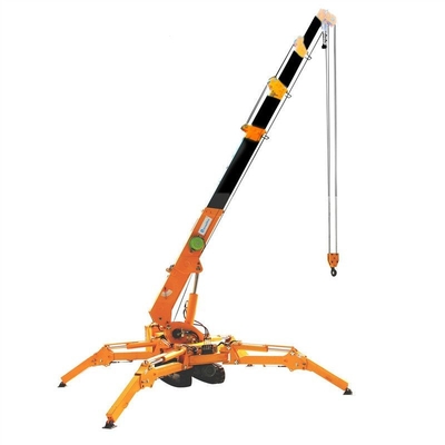 Motor diesel Mini Spider Crane elétrico 3 Ton Load Capacity de Yanmar