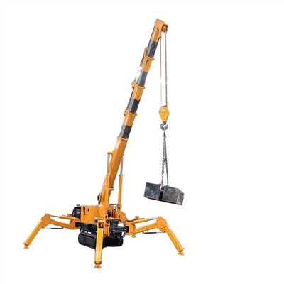 Motor Mini Spider Crane elétrico de Ton Spider Crawler Crane Diesel do CE 5