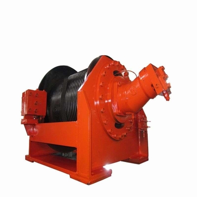 Pesca de 10 toneladas do navio de Marine Hydraulic Winch For Boat do cilindro simples ou duplo