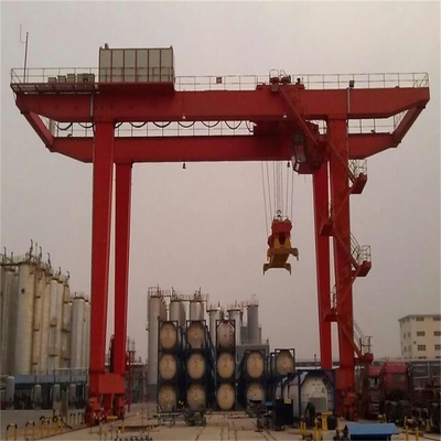 Elevador em forma de caixa pesado exterior Crane Machine Double Beam Gantry Crane With Mobile Trolley