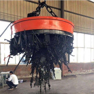 Sucata de levantamento industrial do aço de Chuck Circular Magnet Lifter For do eletroímã