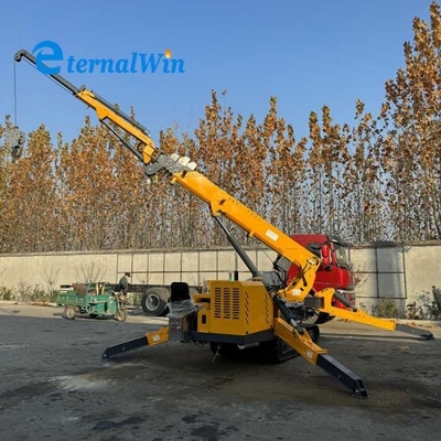 Motor a diesel de Changchai 5 toneladas 17,8 m Granas de aranha de rastreamento com jato voador
