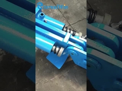 gancho da amarração da liberação rápida do dobro de 100T Marine Towing Ship Telescopic Single