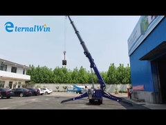 do crescimento elétrico de 5T 8T guindaste de esteira rolante telescópico de controle remoto da aranha & diesel