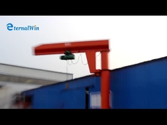 Guindaste de lança resistente com rotação de 360° e capacidade de carga de até 5 toneladas