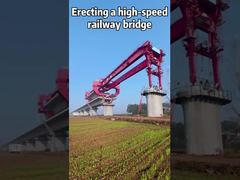 Máquina de Construção de Pontes Lançador de Vigas de Ponte Guindaste Aéreo