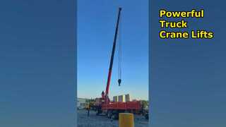 Guindaste montado em caminhão