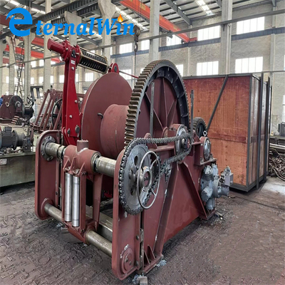 2 Ton-60 Ton Hydraulic Anchor Winch Single ou cilindro dobro