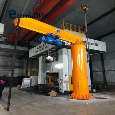 Pilão elétrico personalizado montado Jib Crane 360 graus de rotação com elevador de cadeia elétrica