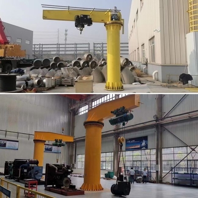 De 5 toneladas de 3 toneladas de 2 toneladas de 1 toneladas de 0.25 toneladas de Pilar Mounted Jib Crane com controlo a distância
