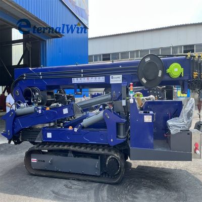 Guindaste aranha sobre esteiras com capacidade de elevação de 12 toneladas, lança telescópica e 1 ano de garantia