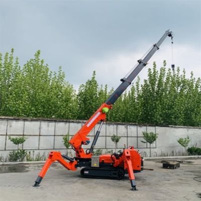 Aranha Crane Fly Jib 3T 8T da esteira rolante do equipamento de Mini Electric Diesel Spider Lifting