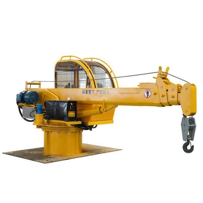Crescimento telescópico de Crane Marine Deck Ship Crane With do porto móvel de uma rotação de 360 graus