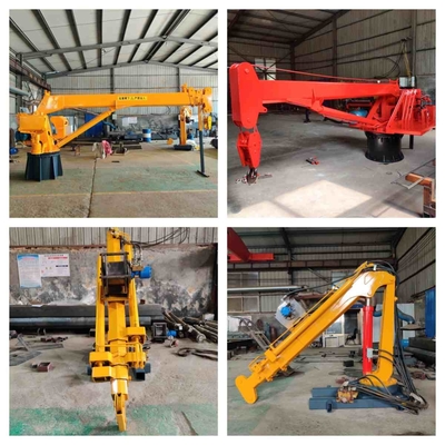 guindaste móvel de Crane Slewing Deck Marine Telescopic do porto do crescimento longo de 10T 20T