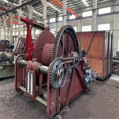 Guincho variável da âncora da estação dobro de Marine Hydraulic Winch With Pump do cilindro