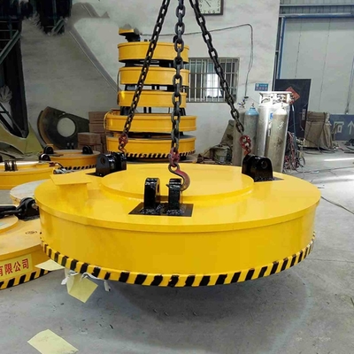 Máquina escavadora de gerencio Electromagnetic Chuck Overhead Crane Magnets 1500mm de 15 toneladas