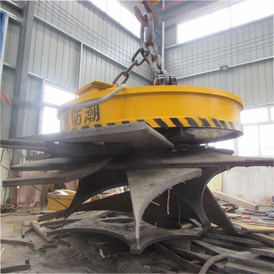 Grande Chuck Excavator Crane Lifting Magnet eletromagnético elétrico circular 700mm 800mm