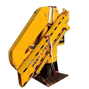 a coluna de 2T 10T fixou o guindaste hidráulico do navio de Marine Crane Cargo Unloading Deck Mounted