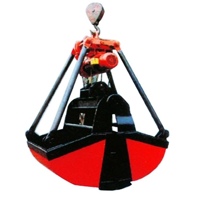 6-12 cubeta Crane Grapple aéreo de CBM Crane Grab Orange Clamshell Grab
