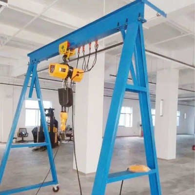 Altura clara de Crane Movable Single Girder 2.6-4m do pórtico da grua de corrente do dever