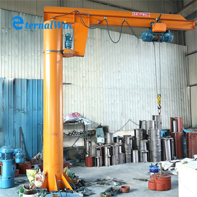Altura personalizada Jib Crane móvel com aço