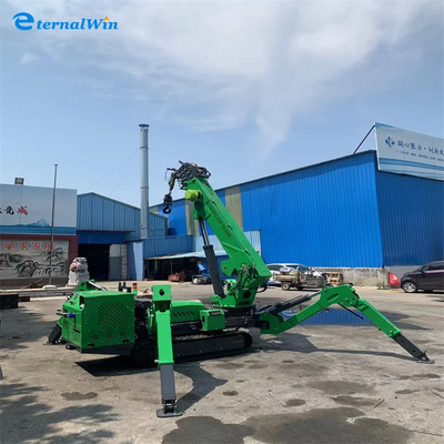 12 toneladas de carga pesada eléctrica Diesel Power Spider Crane com amarelo / vermelho / azul / preto ou verde cor