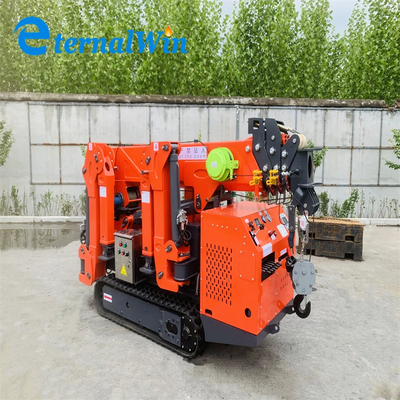 Guindaste de aço resistente e compacto com energia elétrica e diesel