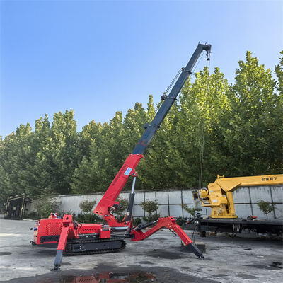 Greening Telescopic Spider Crane com energia elétrica e diesel