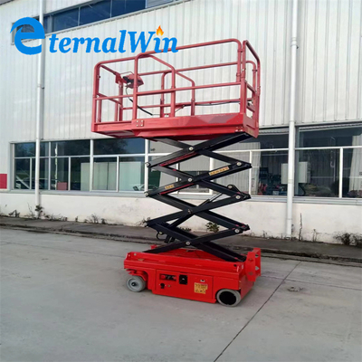 Sistema de controlo PLC Plataforma de elevação elétrica com altura de elevação personalizada e construção de aço forte