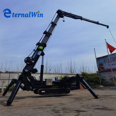 Guindaste de aranha versátil de 3 toneladas com ângulo de giro de 360 graus e motor AC do motor diesel