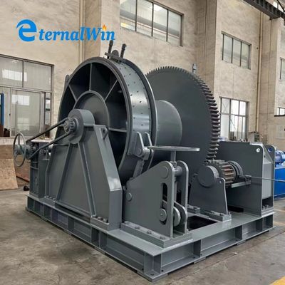 Guincho hidráulico marinho durável com comprimento de tambor ajustável de 400-1000mm e diâmetro de tambor de 400-800mm