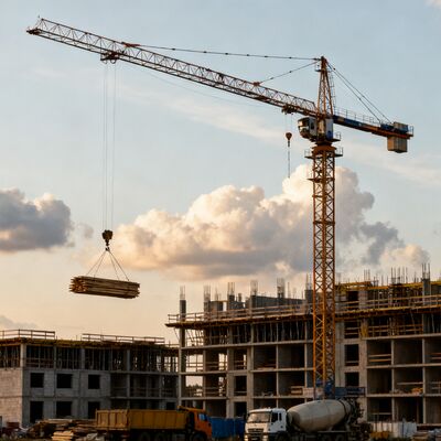 Guindaste de Escalada 0,5m/min Guindaste de Torre Industrial Personalizado para Serviço Pesado Projetado para Carga Pesada e Manuseio de Materiais