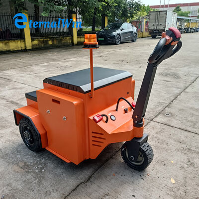 24V Bateria Voltagem Tractor elétrico rebocador fornecendo 8 horas de tempo de funcionamento por carga projetado para operações de armazém